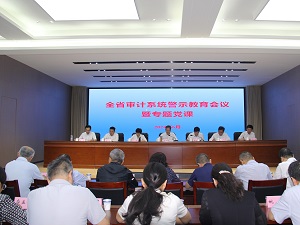 省审计厅召开全省审计系统警示教育会议